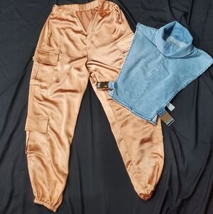 Stylish Tan Track Pants for Women